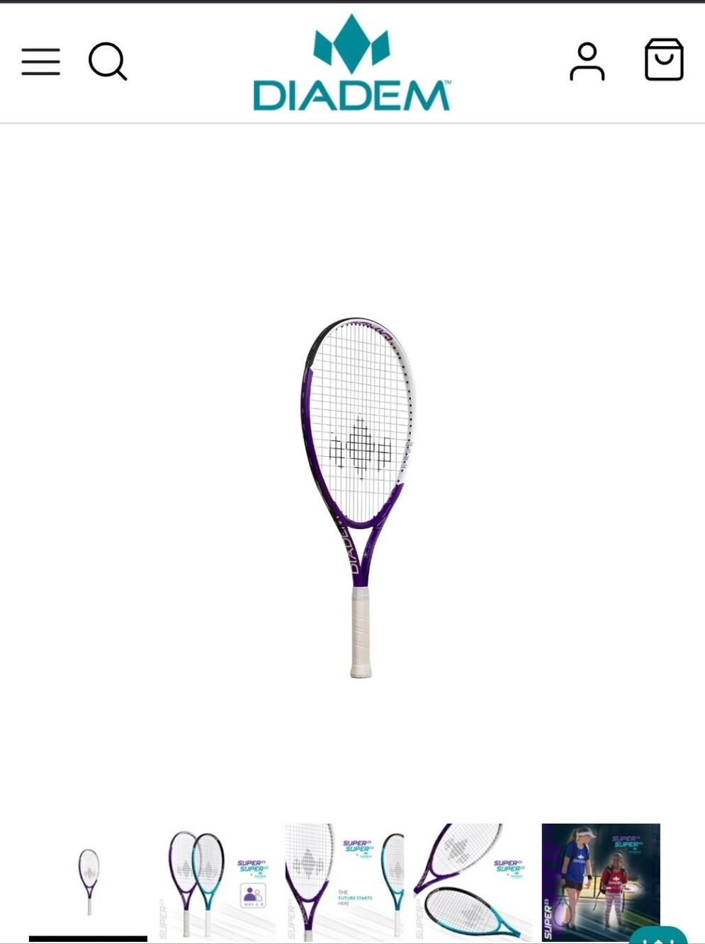 Diadem Super23 Junior Tennis Racket